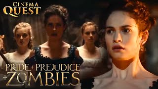 Pride And Prejudice And Zombies  Infected Crash The Party  Cinema Quest [upl. by Carry]