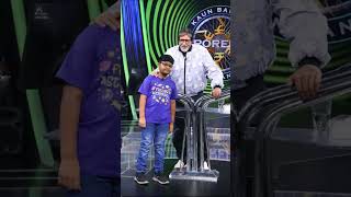 Bhavik with Amitabh Bachchan ji on hot seat first in super sandookwonder boy space scientist winner [upl. by Ursuline]