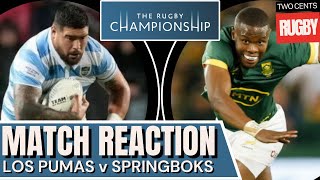 Argentina v Springboks Game 1 Review  Rugby Championship 2024 [upl. by Eentruoc]