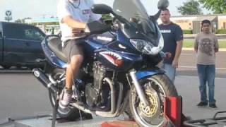 Suzuki Bandit 1200 on a dyno [upl. by Seumas321]