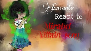 Encanto react to We dont talk About Bruno Mirabel Villain song  Gacha Club Reaction Video [upl. by Asilehs107]