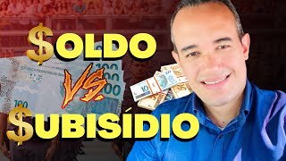 QUAL A DIFERENÇA ENTRE SOLDO E SUBSIDIO NO SALARIO DO PM [upl. by Jaime964]