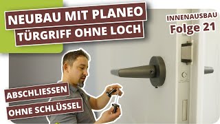 Türgriff montieren  Tür schließen ohne Schlüssel [upl. by Terle346]