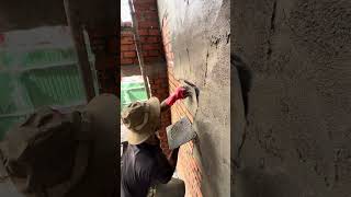 How to Do Plastering  Daily Construction Job shorts shortvideos [upl. by Stefan]