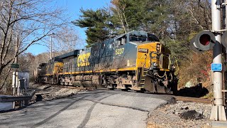 CSX Coal Train  Woodbine MD 111823 trains railroads csxt csxtrains csxtransportation csx [upl. by Aseefan]