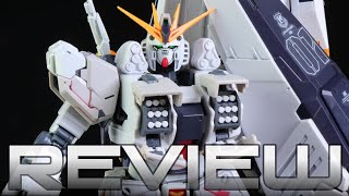 The Best Gunpla Ever Now With Bigger Guns  RG Nu Gundam HWS Review [upl. by Nho]