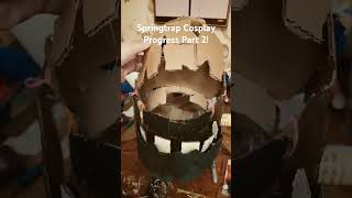 Springtrap Cosplay Progress Part 2 fnaf springtrap fivenightsatfreddys williamafton [upl. by Ydwor982]