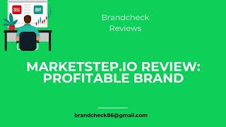 Marketstepio Review Profitable Brand [upl. by Kingdon]