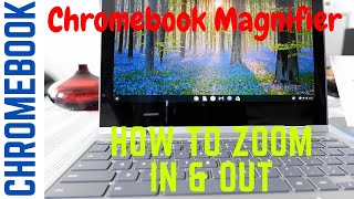 How to Zoom in and Out Magnify Chromebook  How to Use Screen Magnification on Chromebook [upl. by Nisotawulo]