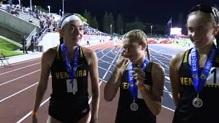 Ventura SS Girls Team 2024 CIF State Girls 4x800 Meter Relay Champions [upl. by Leandro322]