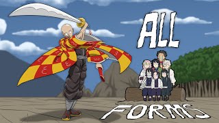 SAITAMA’s Parody Breathing  All Seven Forms Fan Animation [upl. by Furie]