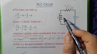 9 LCR damped oscillation [upl. by Adieno]