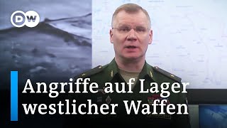 Russland hat nach eigenen Angaben westliche Waffen in der Ukraine vernichtet  DW Nachrichten [upl. by Wong]