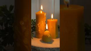 Wir machen heute DIY Kerzen aus Bienenwachs candlemaking [upl. by Prudence]