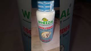 Wheezal Hekla lava tooth powder  wheezal Homoeopathic Hekla lava tooth powder [upl. by Esinned]