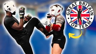 HighLevel PRO MMA Sparring in London with Coach Commentary [upl. by Nerehs]