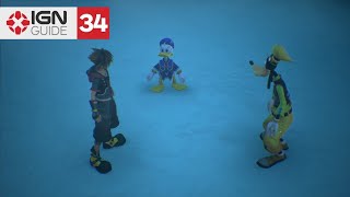 Kingdom Hearts 3 Walkthrough Part 34  Arendelle Labyrinth of Ice [upl. by Euqinot]