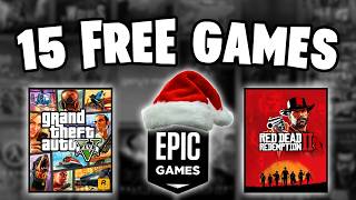 15 FREE Games on Epic Games Store  GTA 5 FREE Epic Mystery Games 2024 [upl. by Anelaj]