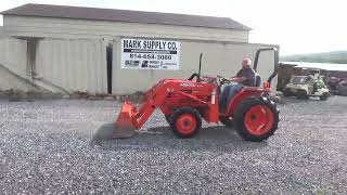 2002 Kubota L2600DT L2600 Compact Tractor Loader 4X4 Power Steering 3 Point Hitch For Sale Nice [upl. by Epuladaug672]