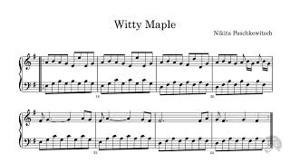 Witty Maple  Piano Solo [upl. by Alram]