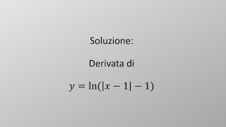 Esercizio difficileDerivata di una funzione contenente valore assoluto [upl. by Vevine]