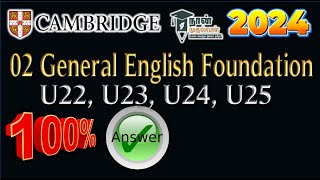 02General EnglishFoundationU22U23U24U25💯📝👍AnswersCambridgenaanmudhalvan 2024 Answersdotcom [upl. by Naimed]