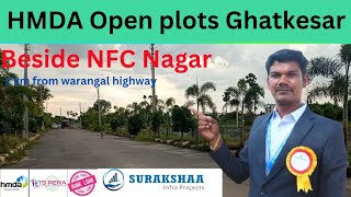 HMDA open plots Ghatkesar Municipality  surakshaa green city  ORR Exit nr 9 openplotsghatkesar [upl. by Leoni]