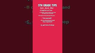 5th grade tips school fyp trendjng [upl. by Brenden]