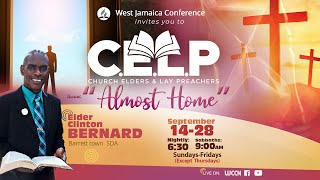 CELP  Harrison SDA w Elder Clinton Bernard  Sunday Sept 15 2024 [upl. by Maram]