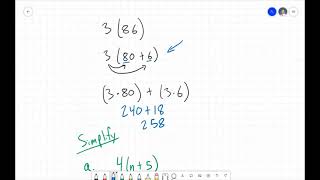 Distributive Property [upl. by Aihpled]