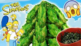 Alitas VERDES de Wasabi de LOS SIMPSONS PICANTE EXTREMO [upl. by Latihs]