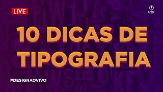 10 dicas de tipografia  Check list de tipografia o seu projeto 🔴 [upl. by Nies]