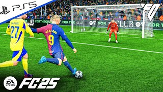 Epic Showdown FC Barcelona vs Al Hilal ft Haaland in FC 25 on PS5 4K60 [upl. by Nisior]