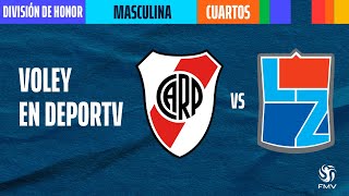 River Plate 🆚 Lomas Vóley  Cuartos de Final Juego 1  División Honor Masculina Vóley Metropolitano [upl. by Yelra831]