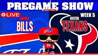 Bills vs Texans Pregame Show  Week 5 [upl. by Pelpel]