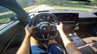 2025 BMW 530i M Sport POV Drive Impressions and ASMR [upl. by Arykat]