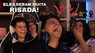 LOUD CORINGA E TAINA COSTA REAGINDO OS MELHORES TIK TOK DE COMÉDIA  TENTE NÃO RIR 1 [upl. by Pillyhp]