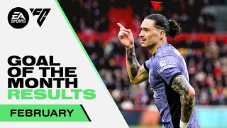 Goal of the Month  BEST Strikes From February  Danns Nunez Van Dijk [upl. by Barkley91]