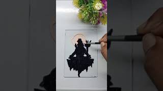 Jay man kal Ki💖 Jay bhole Shiv Shankar 😍Ki Jay painting bhole 💖Ji Ki♥️trending videoshorts [upl. by Htebazileharas]