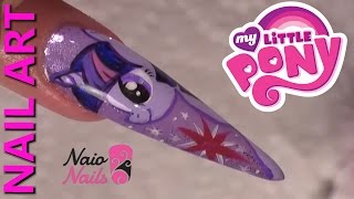 Nail Art  Twilight Sparkle  My Little Pony Design [upl. by Bello]