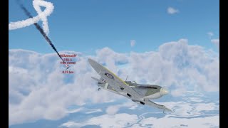 Head on fight with Spitfire in warthunder [upl. by Maryly]