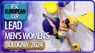 IFSC European Cup  Lead Finals  Bologna  2024 [upl. by Aldis]