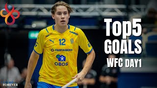 TOP5 Goals of the Floorball WFC DAY12024 [upl. by Griswold]