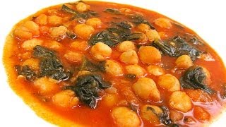 Garbanzos con Espinacas [upl. by Attelahs628]