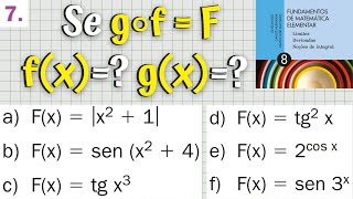 Exercício 7 ✍🏻 RESOLUÇÃO DO LIVRO FUNDAMENTOS DE MATEMÁTICA DE ELEMENTAR  VOLUME 8 [upl. by Norek]