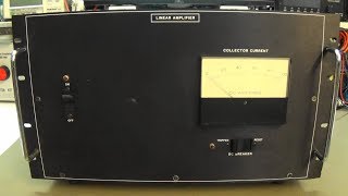 162 Linear HF Amplifier Transworld TW500 with exzessive idle current fixed [upl. by Aisorbma]