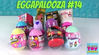 EggAPalooza  14 Surprise Egg Opening  Hatchimals Colleggtibles Disney Zelfs PSToyReviews [upl. by Anavi]