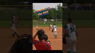 OnceinaLifetime Double Play 😱🔥 Unbelievable baseball fastpitch [upl. by Balcke]