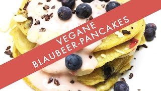 Thermomix  Vegane BlaubeerPancakes  Pfannkuchen  Glutenfrei [upl. by Pasquale299]