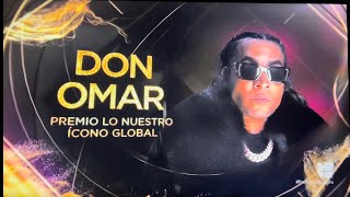 Don Omar en Premios lo Nuestro 2024 [upl. by Terryn]